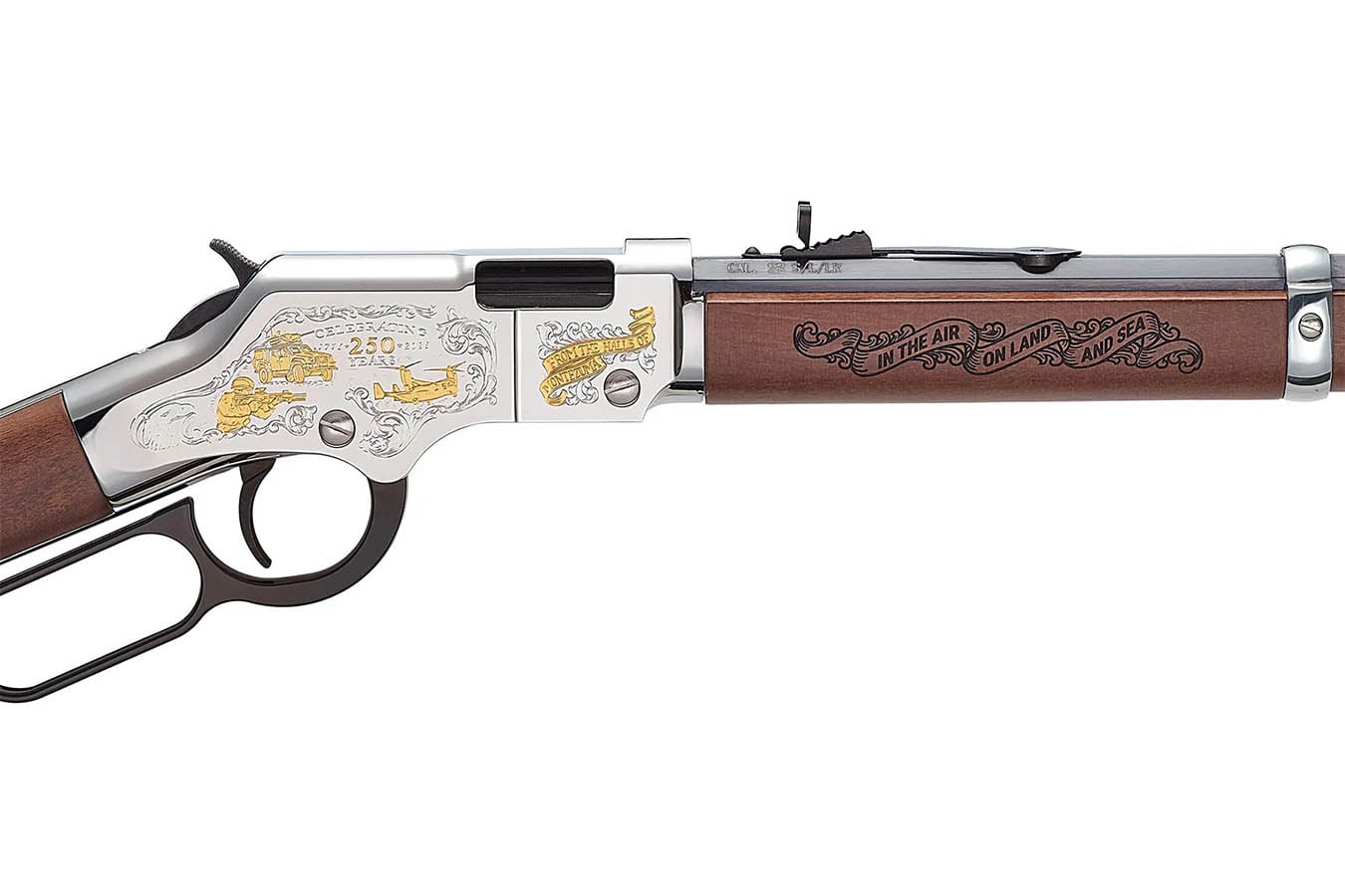 HENRY REPEATING ARMS Spirit of the Corps 250th Anniversary Tribute Ed. H004MC2 22 Caliber Lever-Action Heirloom Rifle